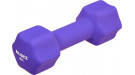 Гантель неопреновая, 4 кг, фиолетовая