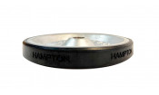 Диск 2,5 кг хромированный с резиновым кантом Hampton (д-26 мм)