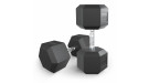 Гантель гексагональная UNIX Fit обрезиненная 42,5 кг / шт.